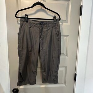NWT Prana Women’s Alana Knicker Pants Size 6. Inseam approx 16” Color: dark iron